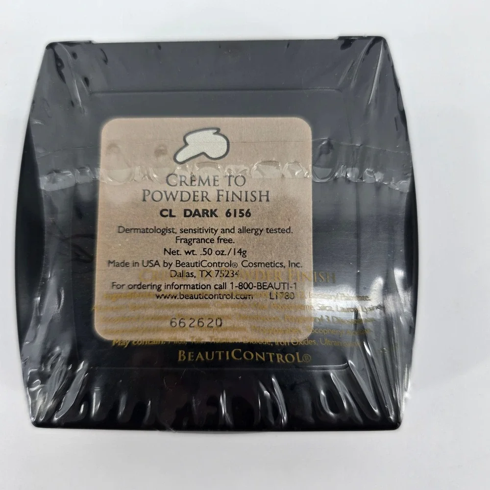 BeautiControl Creme to Powder Finish Foundation CL Dark 6156 0.5oz New